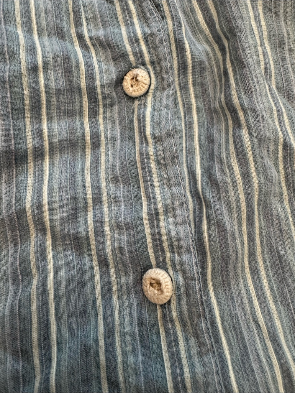 Free People Patchwork Oversized Button Down Shirt XS - Picture 9 of 9